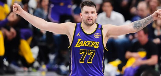 Luka Doncic Scores 45 in Emotional Dallas Comeback, but Lakers Clinch Playoff Spot with Win Over Mavericks