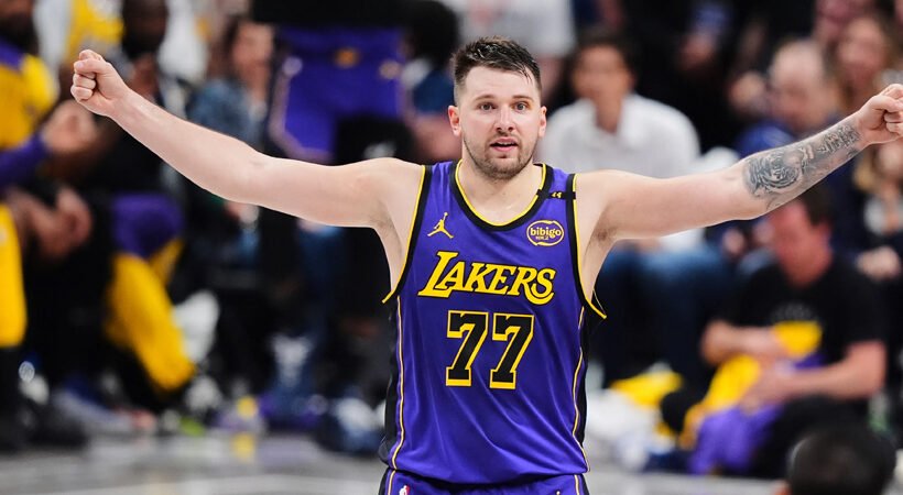 Luka Doncic Scores 45 in Emotional Dallas Comeback, but Lakers Clinch Playoff Spot with Win Over Mavericks